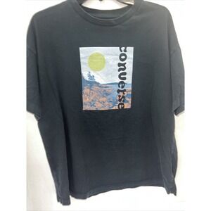 Converse Shirt Men's Medium Black Short Sleeve T Shirt